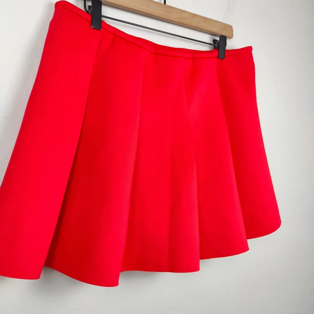 Anthropologie vibrant red